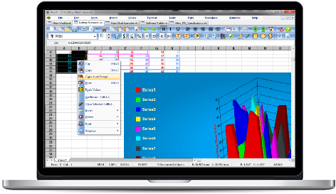 Screenshot of SSuite - Accel Spreadsheet